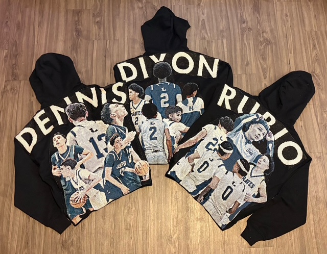 Custom patchwork hoodie