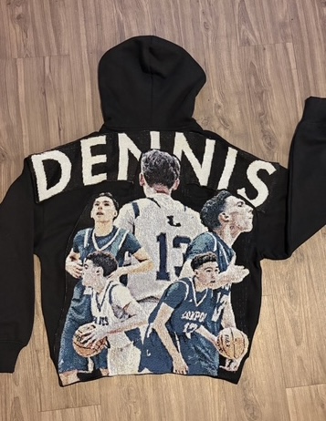 Custom tapestry clothing